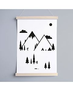 Kinderposter Bergen A3 ANNIdesign