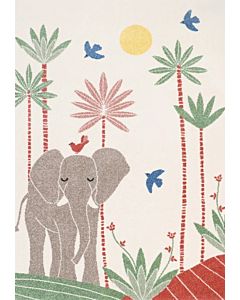Kindervloerkleed Mamalena Olifant Nattiot