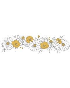 Muursticker Boeket  Boterbloemen Lilipinso