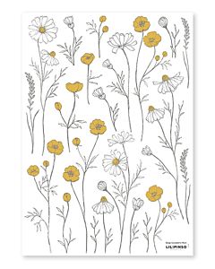 Muurstickers Wilde Bloemen Lilipinso