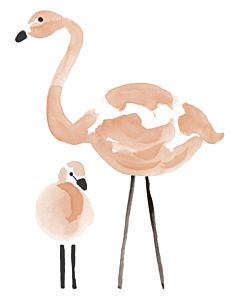 Muursticker Flamingo XL Lilipinso