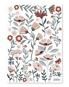 Muursticker Bloemenzee Lilipinso