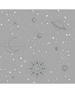 Little Amour Kinderbehang Space Stars Grijs 