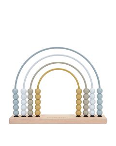 Houten Regenboog Telraam Blauw Little Dutch 