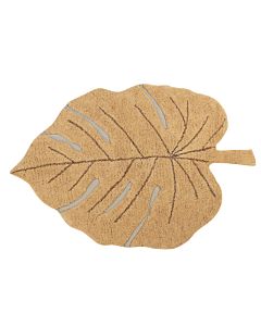 Kindervloerkleed Monstera Honing Geel Lorena Canals