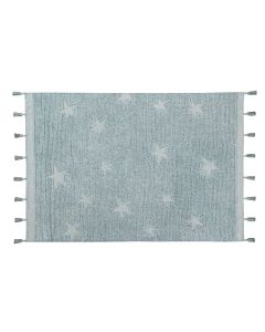 Kindervloerkleed Sterren Vintage Blauw Lorena Canals