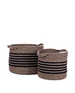 Opbergmanden Eran Zwart (set van 2) KidsDepot