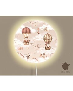 Ronde Wandlamp Aviation Adventure 35 cm (Ø) Oliver Robins