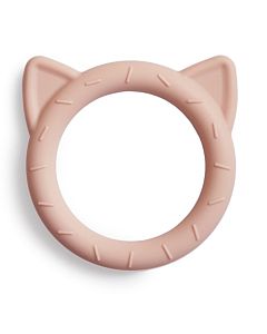 Bijtring Kat Blush Roze Mushie