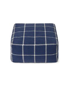 Poef Geometrisch Blauw Lorena Canals