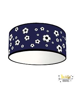 Kinderlamp Hanglamp Voetbal Donkerblauw Little Dreamzzz