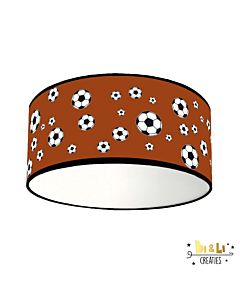 Kinderlamp Hanglamp Voetbal Oranje Little Dreamzzz