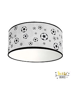 Kinderlamp Hanglamp Voetbal Wit Little Dreamzzz