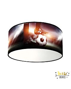 Kinderlamp Hanglamp Voetbal Donkerblauw Little Dreamzzz