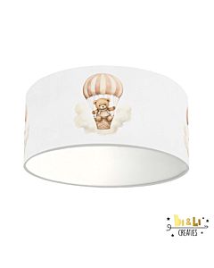 Plafondlamp Beer Luchtballon Roze Little Dreamzzz