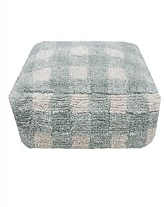 Poef Vichy Blue Sage Lorena Canals