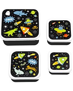 Set Snackboxen Galaxy Zwart A Little Lovely Company
