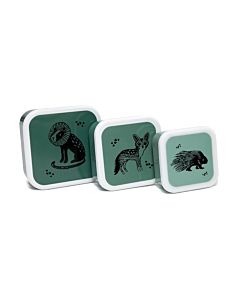 Set Snackboxen Dieren Groen Petit Monkey