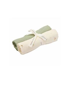 Hydrofiele Doek  Forest Treasures 70x70 (set van 2) Little Dutch