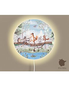 Ronde Wandlamp Animal Adventure 35 cm (Ø) Oliver Robins